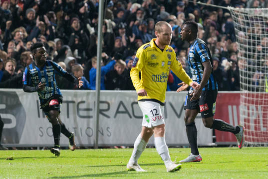 Sirius Moses Ogbu kvitterar till 2-2 i andra halvlek