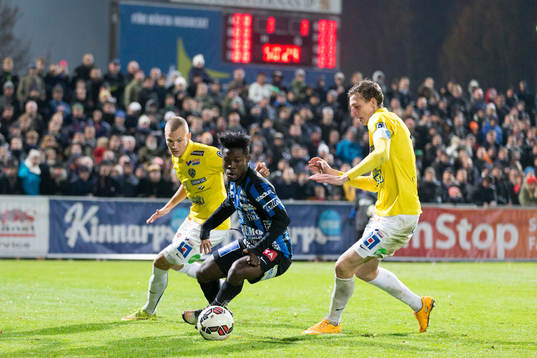 Falkenbergs Rasmus Sjöstedt, Sirius Kingsley Sarfo,