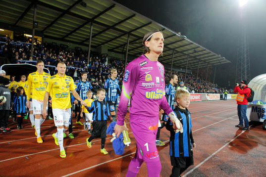 Falkenbergs målvakt Otto Martler