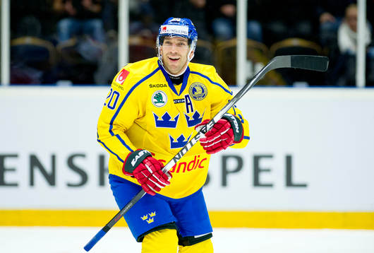 Sveriges Joel Lundqvist jublar