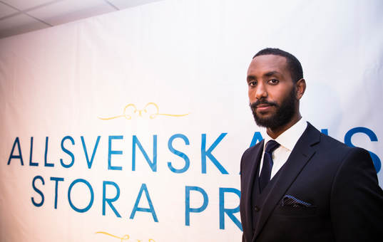 s Henok Goitom, vinnare av Allsvenskans Stora pris /