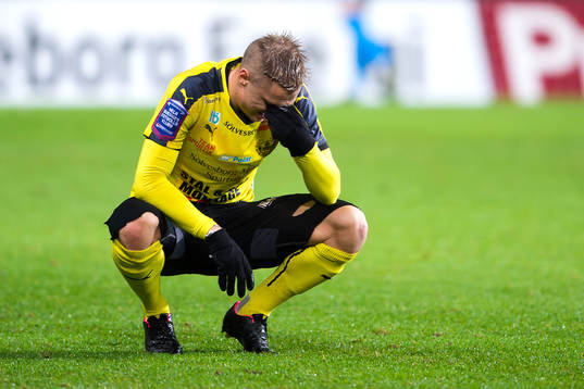 Mjällbys Mattias Håkansson deppar