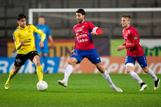 Mjällbys Lukas Grill och Örgrytes George Mourad