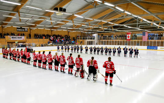 USA och Kanada står uppställda