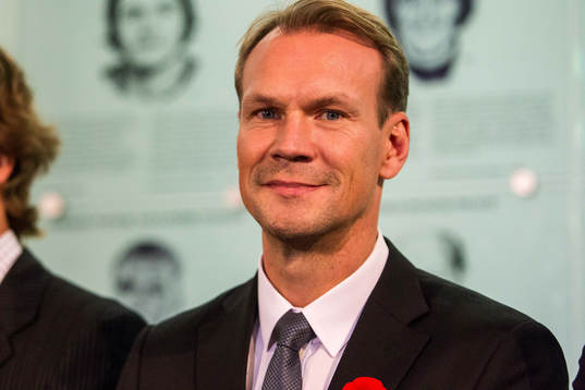 Nicklas Lidstrom is seen