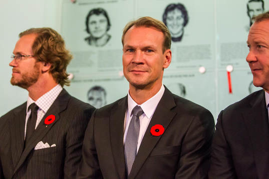 Nicklas Lidstrom is seen