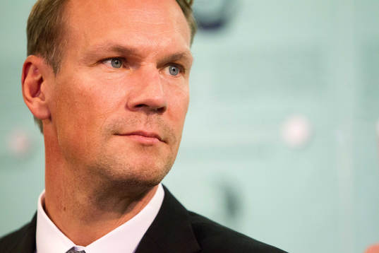 Nicklas Lidstrom is seen