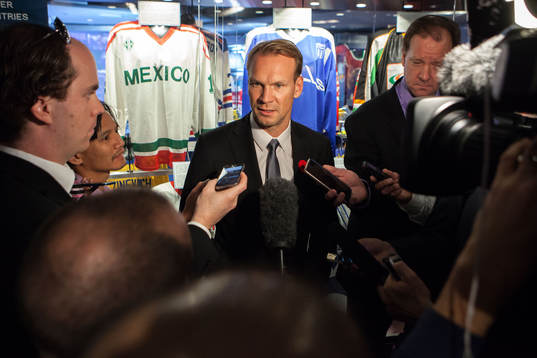 Nicklas Lidstrom is seen