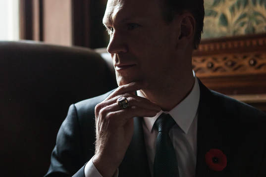 Nicklas Lidstrom is seen