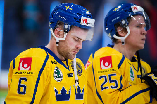 Sveriges Patrik Hersley deppar