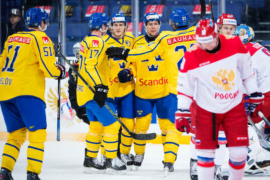 Sveriges Martin Lundberg, Marcus Sörensen, Robert Rosén