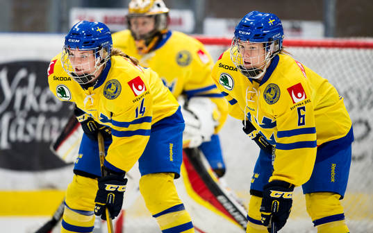 Sveriges Sabina Küller och Lina Bäcklin