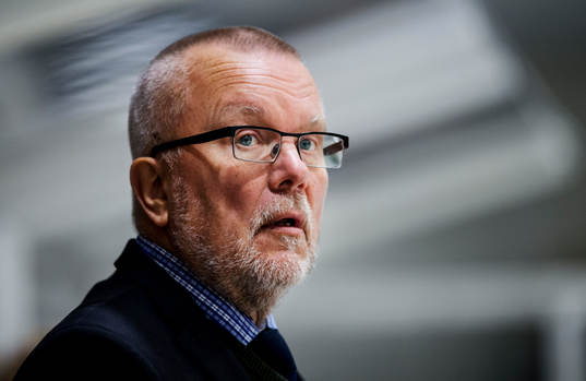 Sveriges förbundskapten Leif Boork