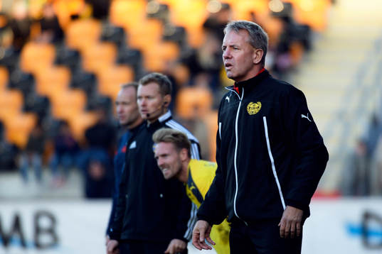 Mjällbys tränare Hans Larsson