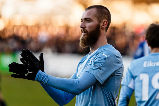 Malmö FFs Jo Inge Berget  jublar