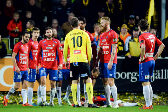 Tumult uppstår