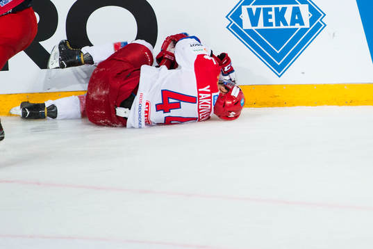 Rysslands Yegor Yakovlev har ont