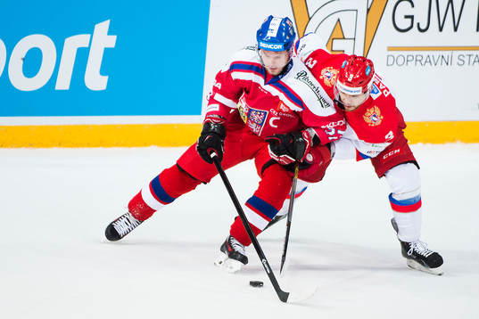 Tjeckiens Vladimir Sobotka och Rysslands Mikhail Pashnin