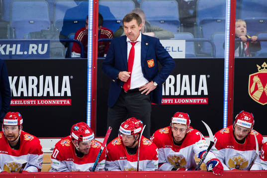 Rysslands förbundskapten Oleg Znarok