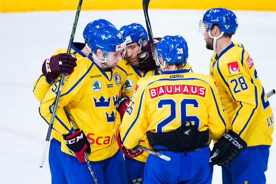 Sveriges Joel Lundqvist jublar