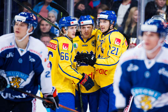Sveriges Marcus Sörensen, John Norman och Jimmie Ericsson