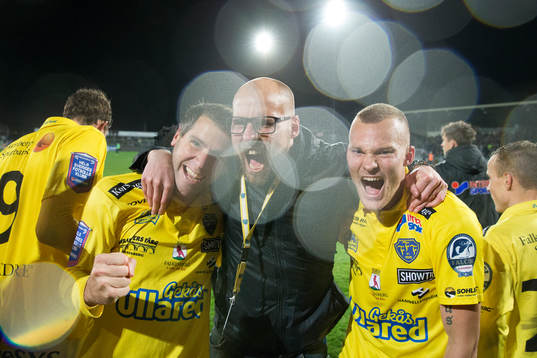 Falkenbergs Stefan Rodevåg och sportchef Patrik Lundgren
