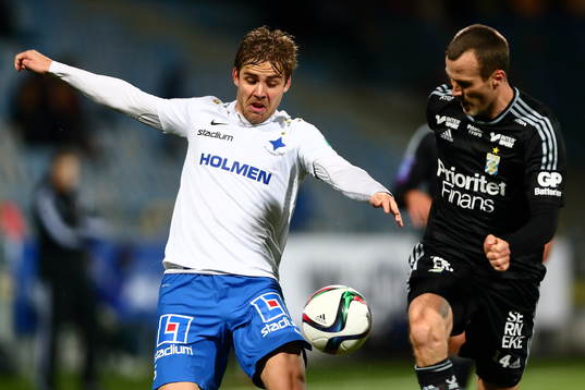 Norrköpings Christoffer Nyman och IFK Göteborgs Haitam