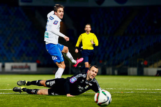 Norrköpings Christoffer Nyman och IFK Göteborgs Hjalmar