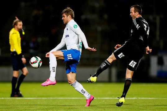 Norrköpings Christoffer Nyman och IFK Göteborgs Hjalmar