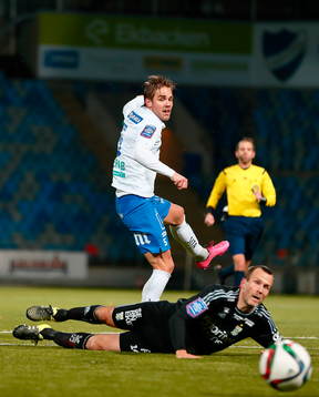 Norrköpings Christoffer Nyman och IFK Göteborgs Hjálmar