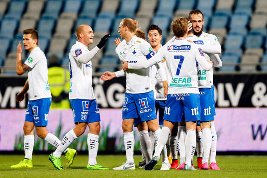 Norrköpings Emir Kujovic jublar