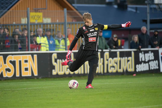 Mjällbys målvakt Mattias Asper