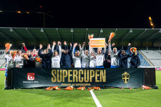 Norrköpings firar segern i Supercupen