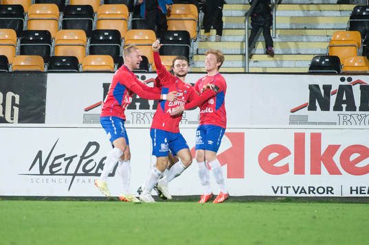 Örgrytes Hannes Sahlin har gjort det avgörande målet