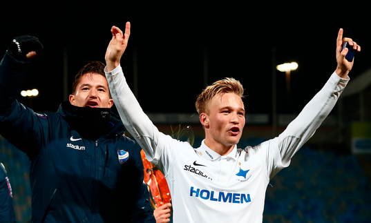 Norrköpings David Boo Wiklander och Nicklas Bärkroth