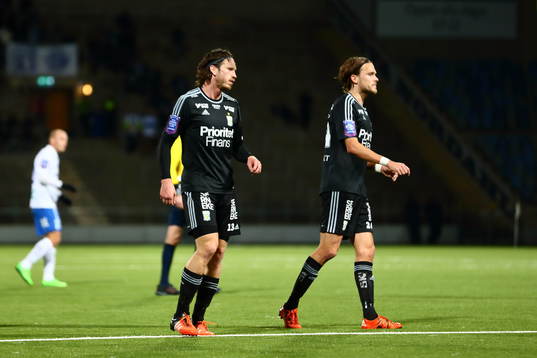 IFK Göteborgs Gustav Svensson och Tom Pettersson