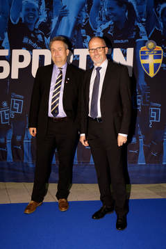 Svensk Elitfotbolls generalsekreterare Mats Engström och