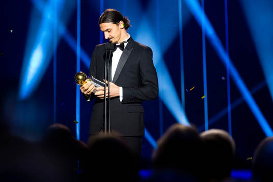 Zlatan Ibrahimovic tilldelas Guldbollen