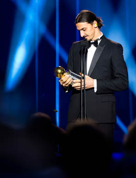 Zlatan Ibrahimovic tilldelas Guldbollen