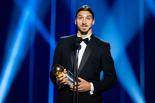 Zlatan Ibrahimovic tilldelas Guldbollen