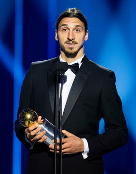 Zlatan Ibrahimovic tilldelas Guldbollen