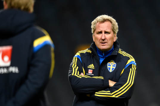 Sveriges förbundskapten Erik Hamrén