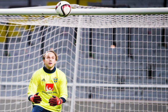 Sveriges målvakt Patrik Carlgren