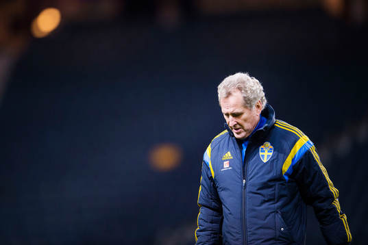 Sveriges förbundskapten Erik Hamrén