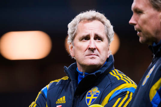 Sveriges förbundskapten Erik Hamrén