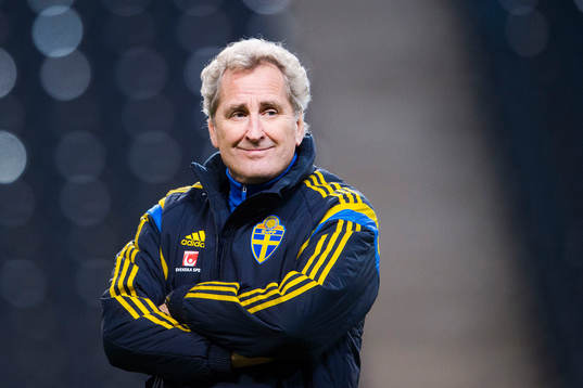 Sveriges förbundskapten Erik Hamrén