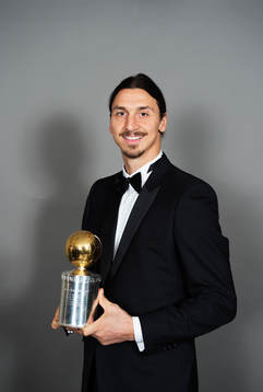 Zlatan Ibrahimovic, Paris Saint-Germain, poserar med
