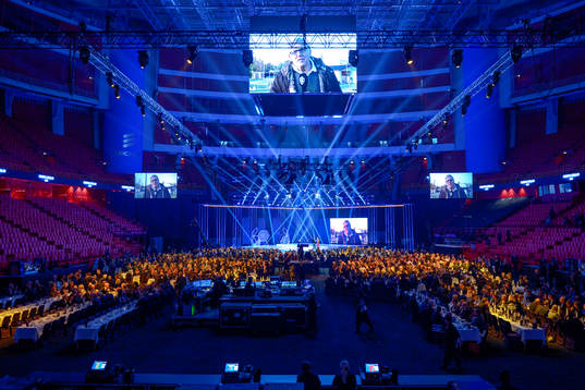 Vy över Globen