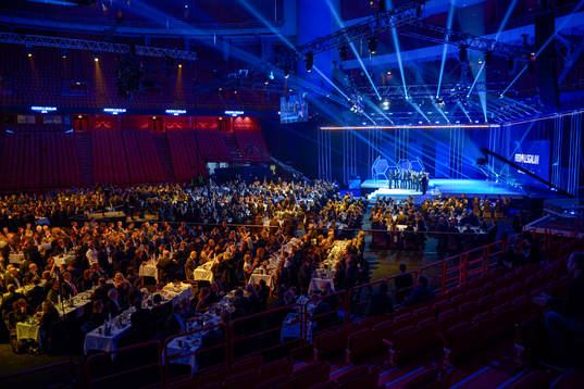 Vy över Globen