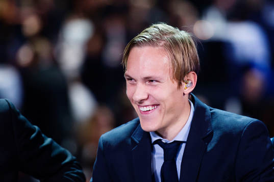 Ludwig Augustinsson i TV4-studion